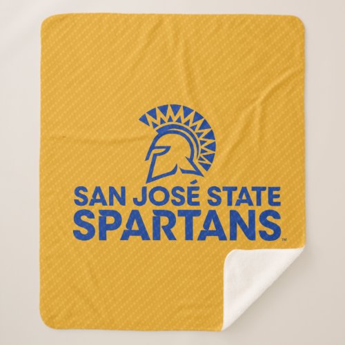 San Jose State Spartans Carbon Fiber Pattern Sherpa Blanket