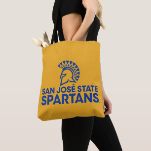 San Jose State Spartans Carbon Fiber Pattern Tote Bag
