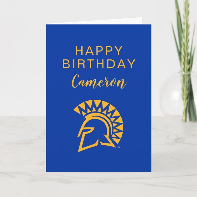 San Jose State Spartans Card (Front)