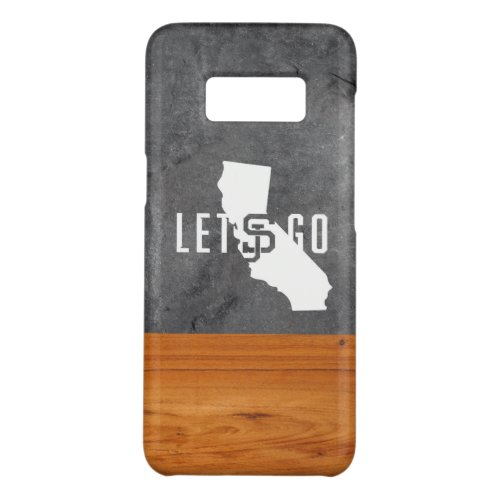 San Jose State Spartans cement wood Case_Mate Samsung Galaxy S8 Case