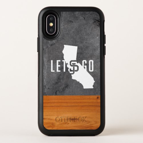 San Jose State Spartans cement wood OtterBox Symmetry iPhone X Case