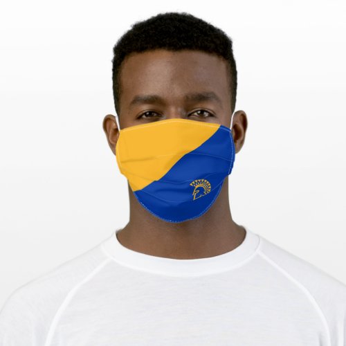 San Jose State Spartans Color Block Adult Cloth Face Mask