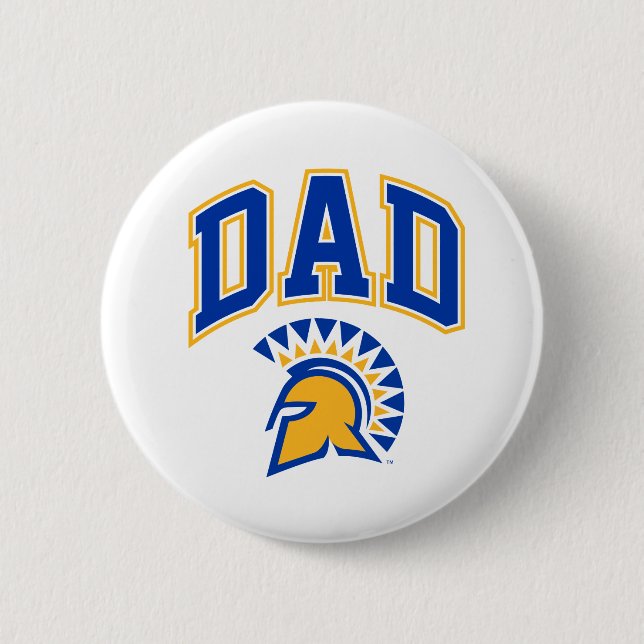 San Jose State Spartans Dad Button (Front)