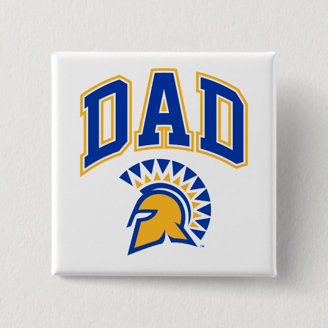 San Jose State Spartans Dad Button (Front)