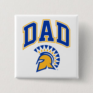 San Jose State Spartans Dad Button