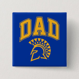 San Jose State Spartans Dad Button