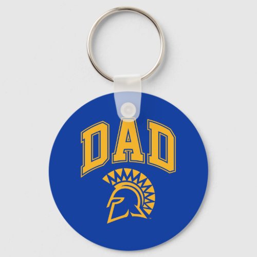 San Jose State Spartans Dad Keychain