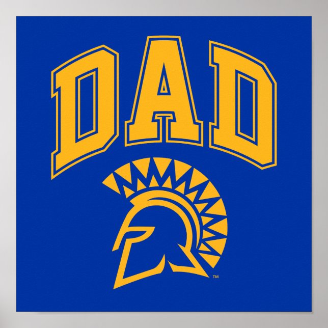 San Jose State Spartans Dad Poster (Front)