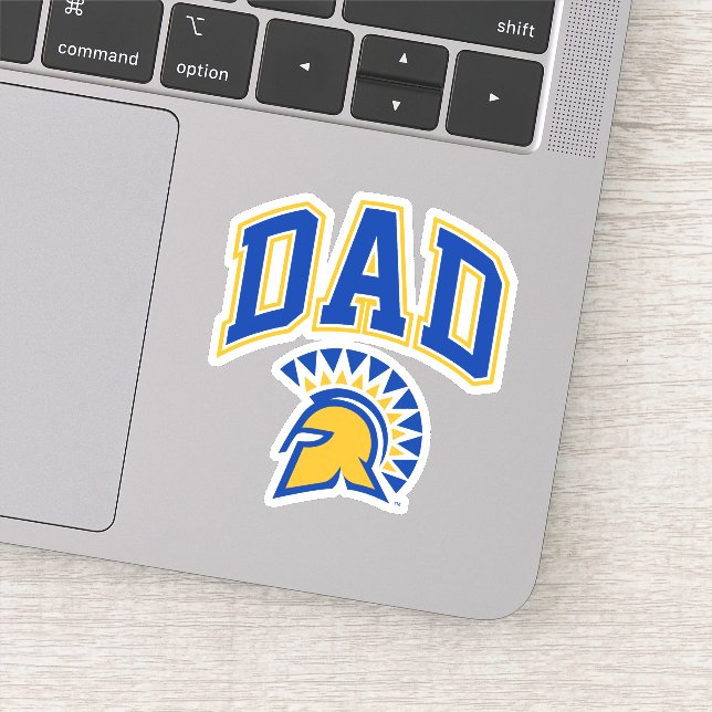 San Jose State Spartans Dad Sticker (Detail)