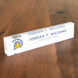San Jose State Spartans Desk Name Plate