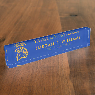 San Jose State Spartans Desk Name Plate