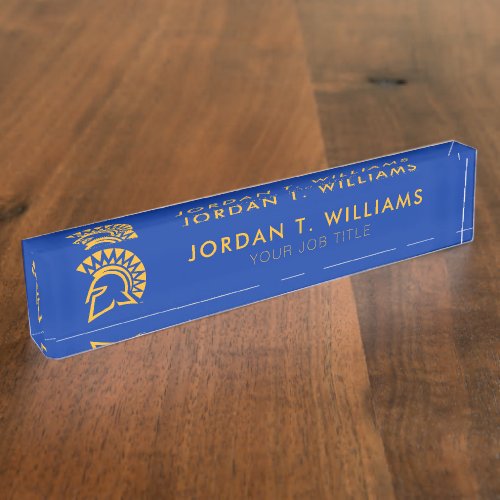 San Jose State Spartans Desk Name Plate