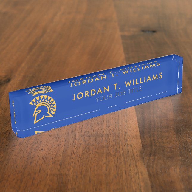 San Jose State Spartans Desk Name Plate (Side)
