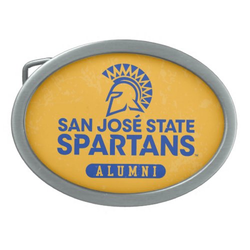 San Jose State Spartans Distressed Belt Buckle