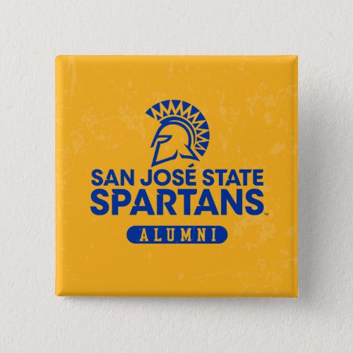 San Jose State Spartans Distressed Button