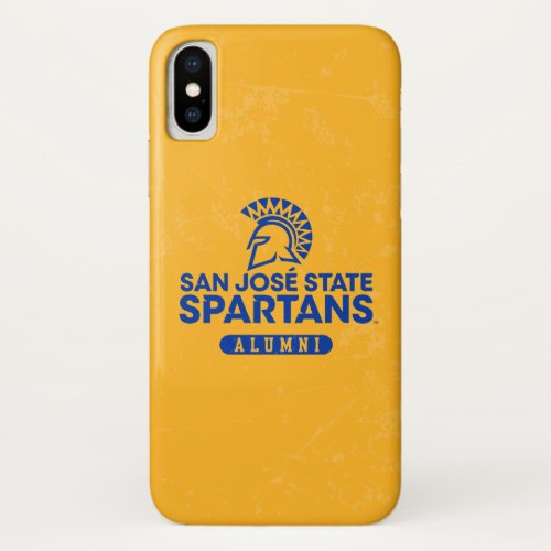 San Jose State Spartans Distressed iPhone X Case