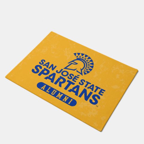 San Jose State Spartans Distressed Doormat