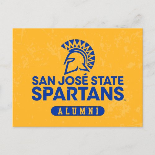 San Jose State Spartans Distressed Invitation Postcard