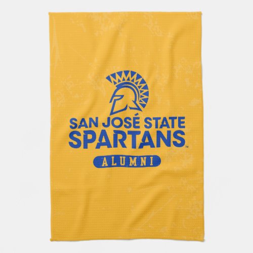 San Jose State Spartans Distressed Kitchen Towel