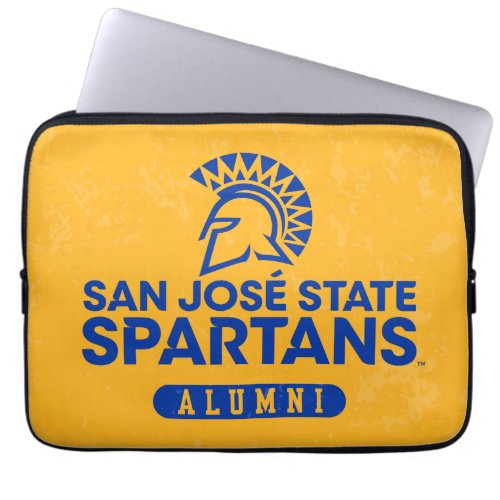San Jose State Spartans Distressed Laptop Sleeve