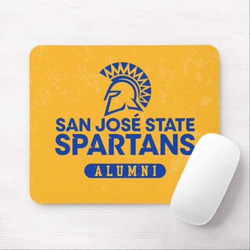 San Jose State Spartans Distressed Mouse Pad