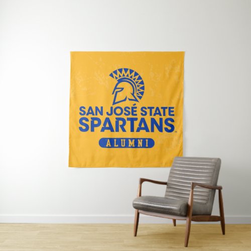 San Jose State Spartans Distressed Tapestry