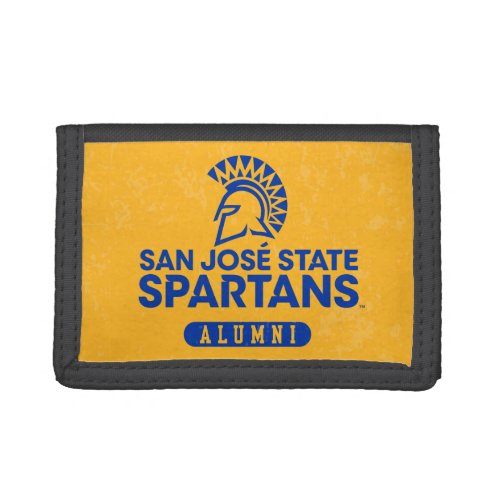 San Jose State Spartans Distressed Trifold Wallet