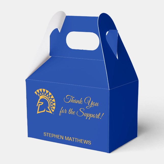 San Jose State Spartans Favor Boxes (Front Side)