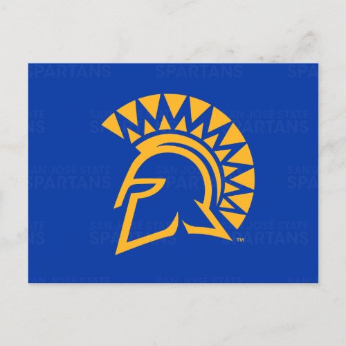 San Jose State Spartans Logo Watermark Invitation Postcard