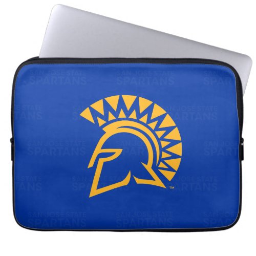 San Jose State Spartans Logo Watermark Laptop Sleeve