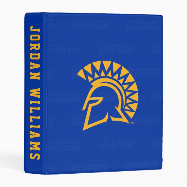 San Jose State Spartans Logo Watermark Mini Binder (Front/Spine)