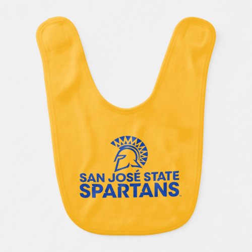 San Jose State Spartans Logo Wordmark Baby Bib