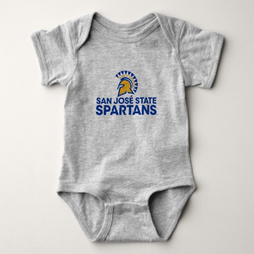 San Jose State Spartans Logo Wordmark Baby Bodysuit