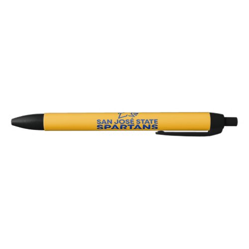 San Jose State Spartans Logo Wordmark Blue Ink Pen