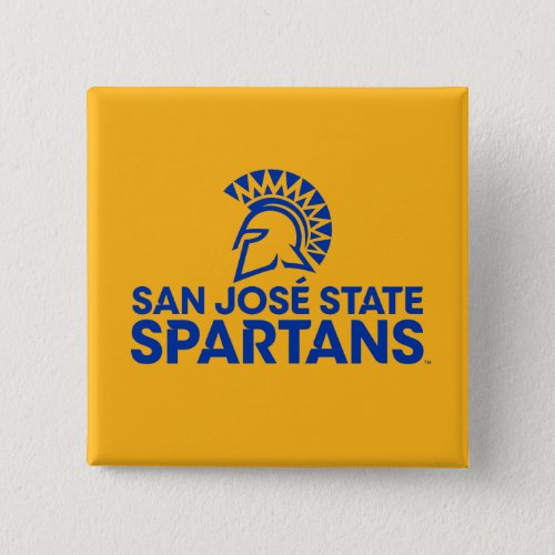 San Jose State Spartans Logo Wordmark Button