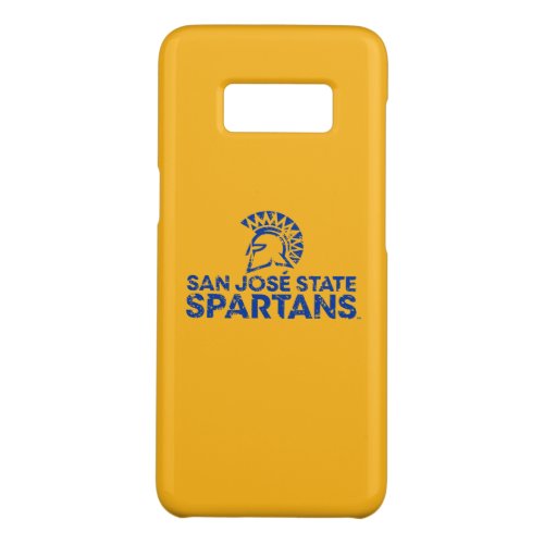San Jose State Spartans Logo Wordmark Distressed Case_Mate Samsung Galaxy S8 Case