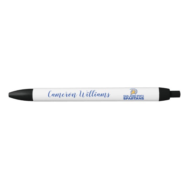 San Jose State Spartans Logo Wordmark Distressed Pen (Front)