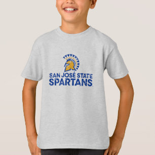 San Jose State Spartans Logo Wordmark Distressed T-Shirt
