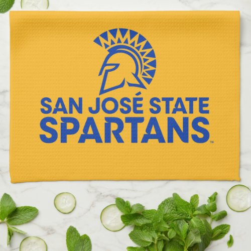 San Jose State Spartans Logo Wordmark Kitchen Towel