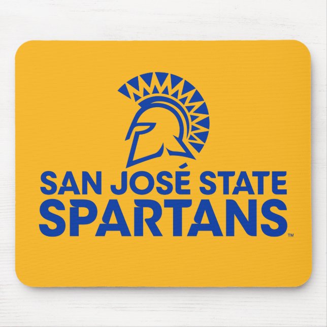 San Jose State Spartans Logo Wordmark Mouse Pad (Front)