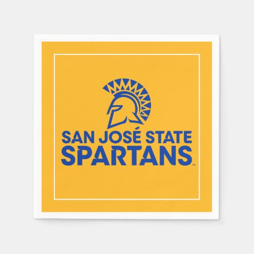 San Jose State Spartans Logo Wordmark Napkins