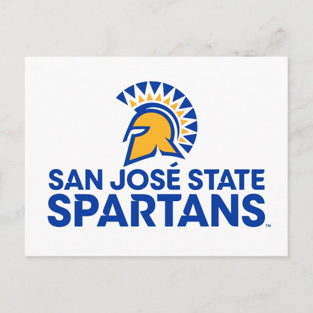 San Jose State Spartans Logo Wordmark Postcard (Front)