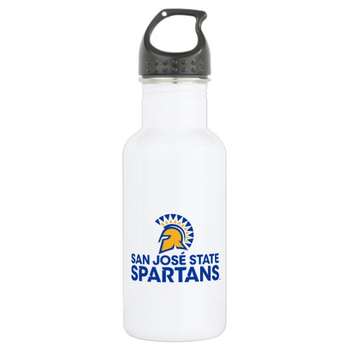 San Jose State Spartans Logo Wordmark Stainless Steel Water Bottle