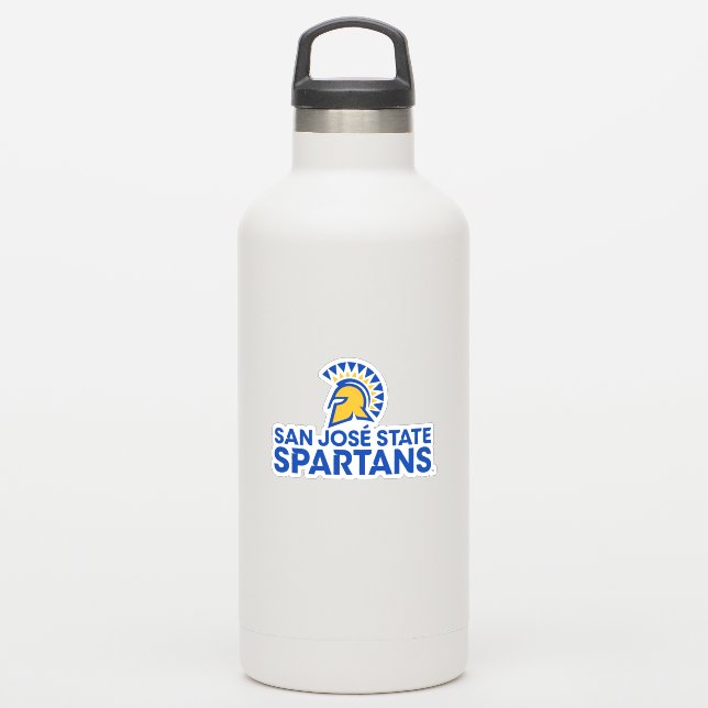 San Jose State Spartans Logo Wordmark Sticker (Waterbottle)