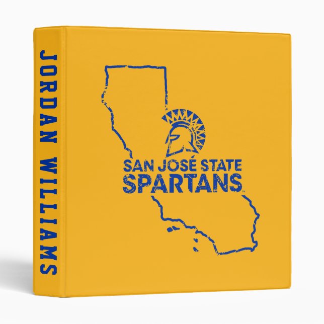 San Jose State Spartans Love 3 Ring Binder (Front/Spine)