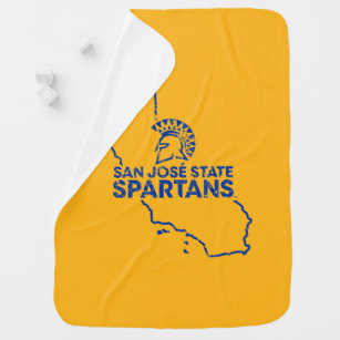 San Jose State Spartans Love Baby Blanket