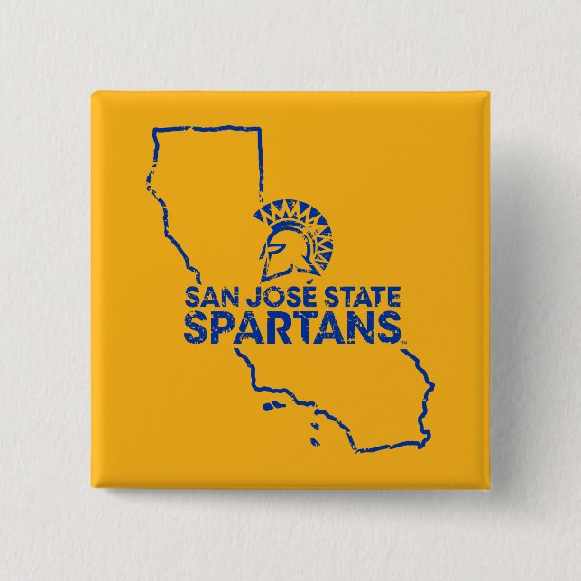 San Jose State Spartans Love Button (Front)