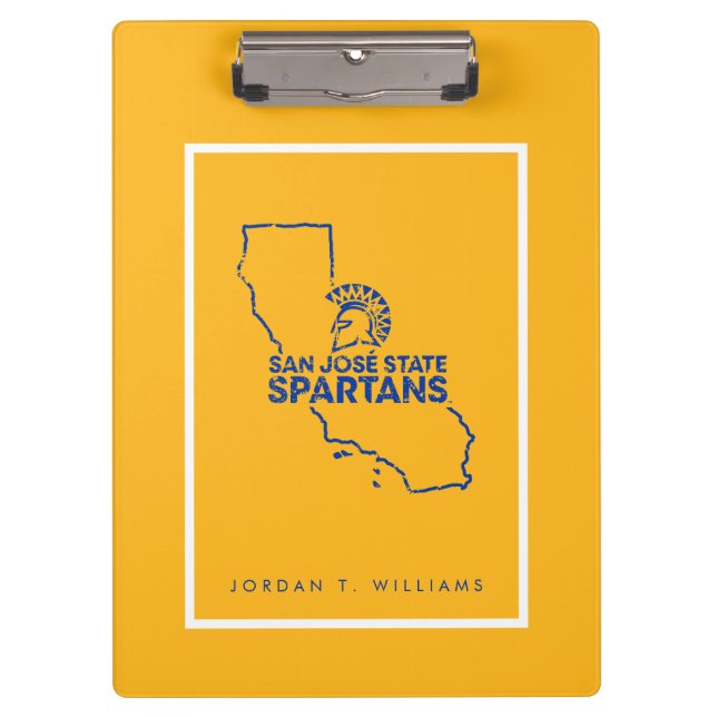 San Jose State Spartans Love Clipboard (Front)