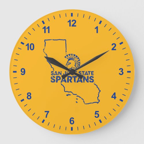 San Jose State Spartans Love Large Clock