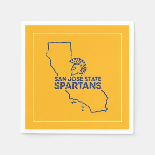 San Jose State Spartans Love Napkins